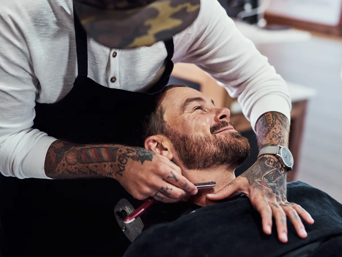 Inside Northside Barbershop